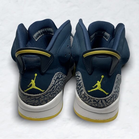 Jordan Son Of Armory Navy/Electrolime-White 2016 MEN'S Sneakers 512246-405 - Picture 4 of 6